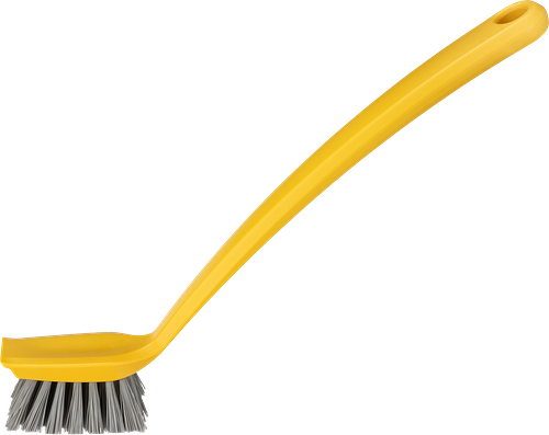 Щетка для посуды Econova прямоугольная, желтая 1 шт