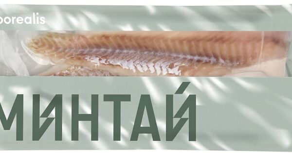 Минтай тихоокеанский Borealis замороженный филе без кожи 650 г