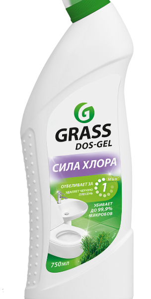 Средство моющее Grass Dos-gel щелочное для туалета и ванных комнат 750 мл