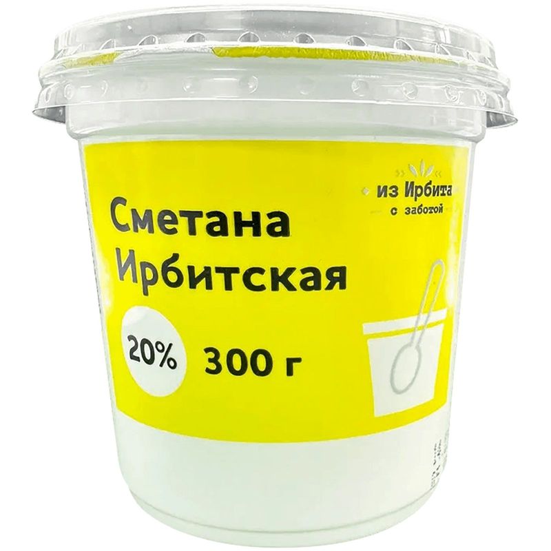 

Сметана Ирбитская 20% стакан 300 г