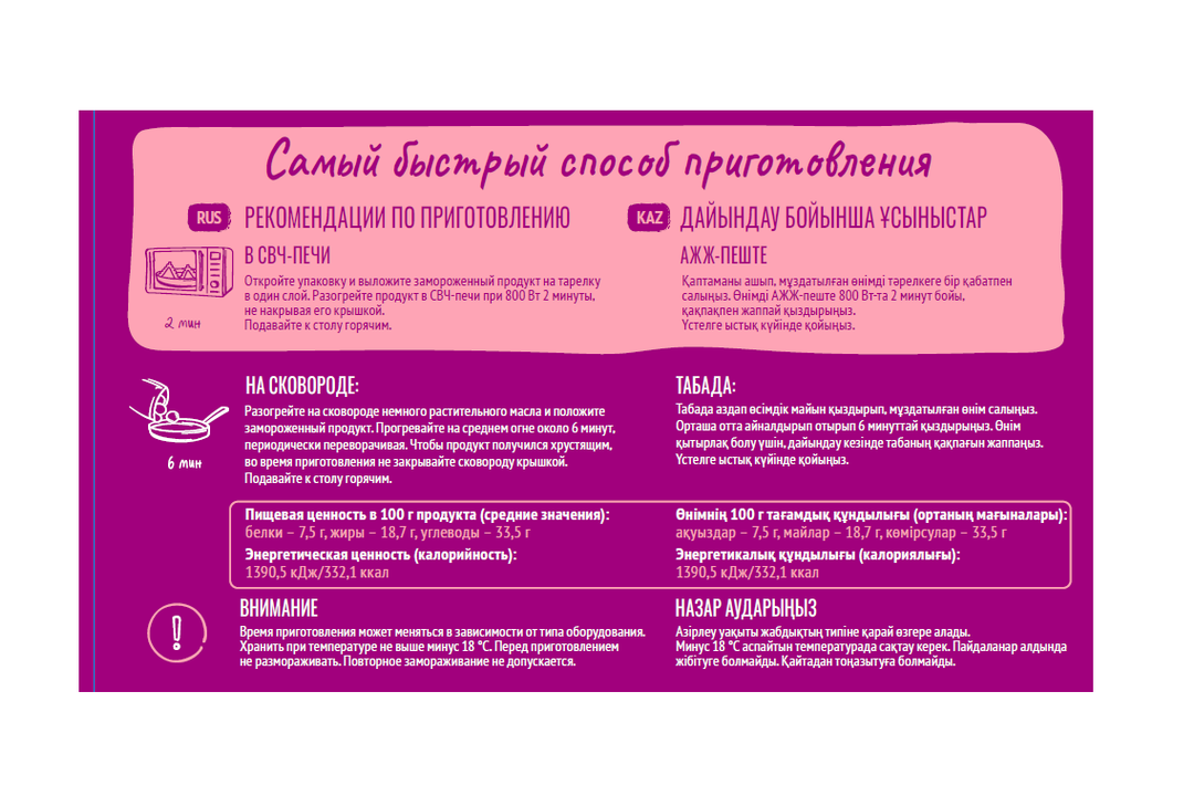 

Мини-пицца Мираторг Карбонара 250 г