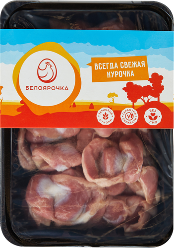 

Сердце куриное охл. подложка вес до 1.5 кг