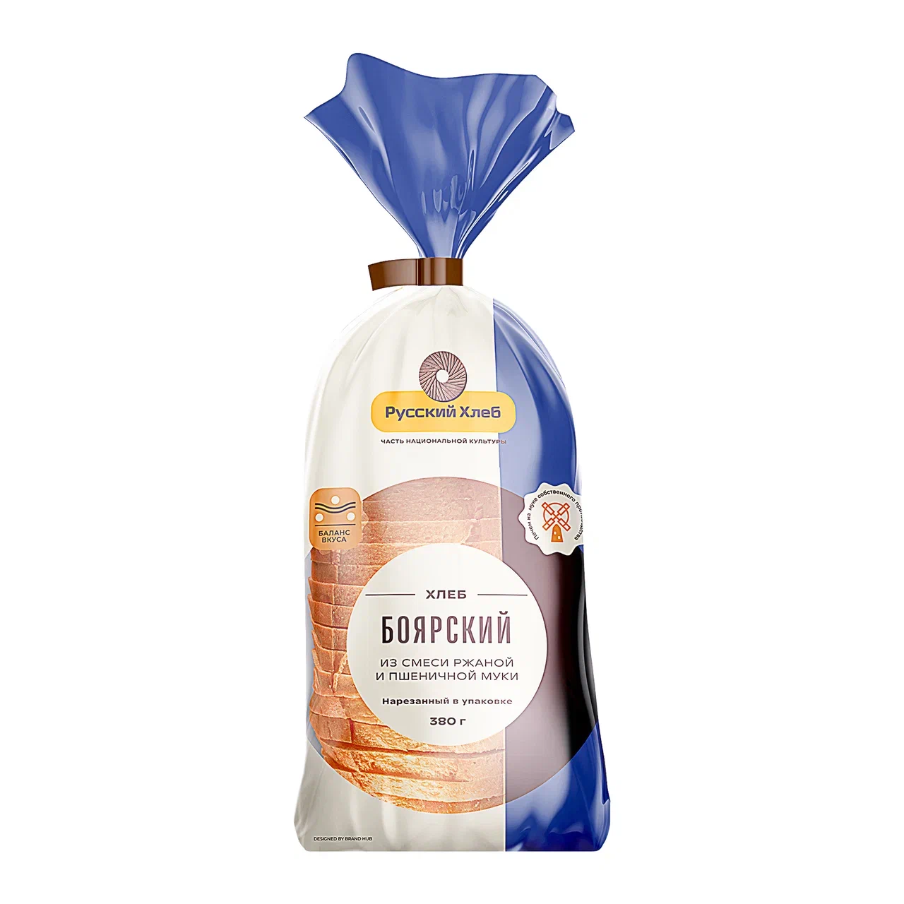 

Хлеб Боярский Русский хлеб, нарезка 380г