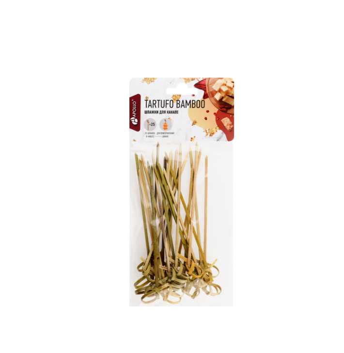 

Шпажки для канапе Apollo Tartufo Bamboo 25шт