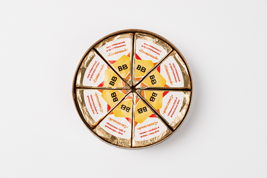 

Сыр плавленый ВкусВилл Сливочный в треугольниках 140 г