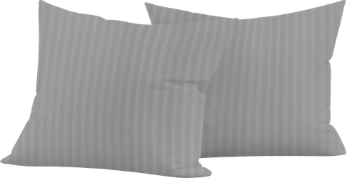 

Набор наволочек Homeclub 50x70 см+/-2 см, страйп-сатин, серый, 2шт