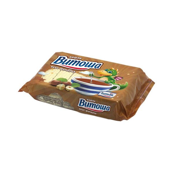 Вафли Витоша вкус фундука п/п пл. вес 143г Витьба Республика Беларусь