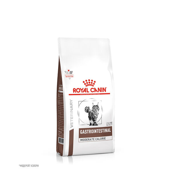 Сухой корм Royal Canin Gastrointestinal Moderate Calorie gim35 для любых кошек при нарушениях жкт 350 г