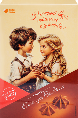 

Конфеты Выбор Семьи Помадка сливочная неглазированные 150 г