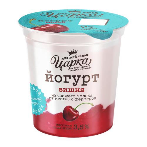

Йогурт Царка вишня 3.5% 400 г