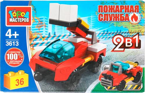 

Конструктор Город Мастеров Пожарный 2в1 1 шт в ассортименте