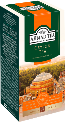 

Чай Ahmad Tea цейлонский 25 пакетиков 50 г