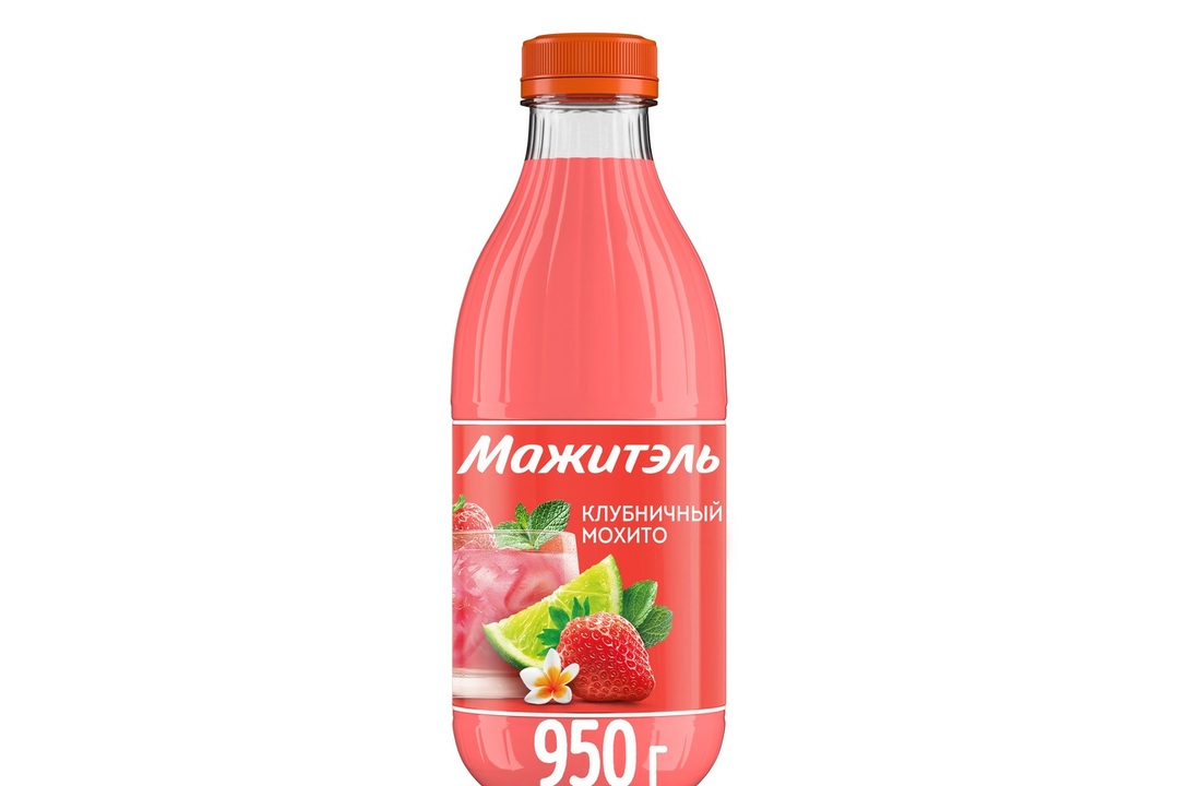 

Сывороточный напиток Мажитэль Клубничный мохито 950 г