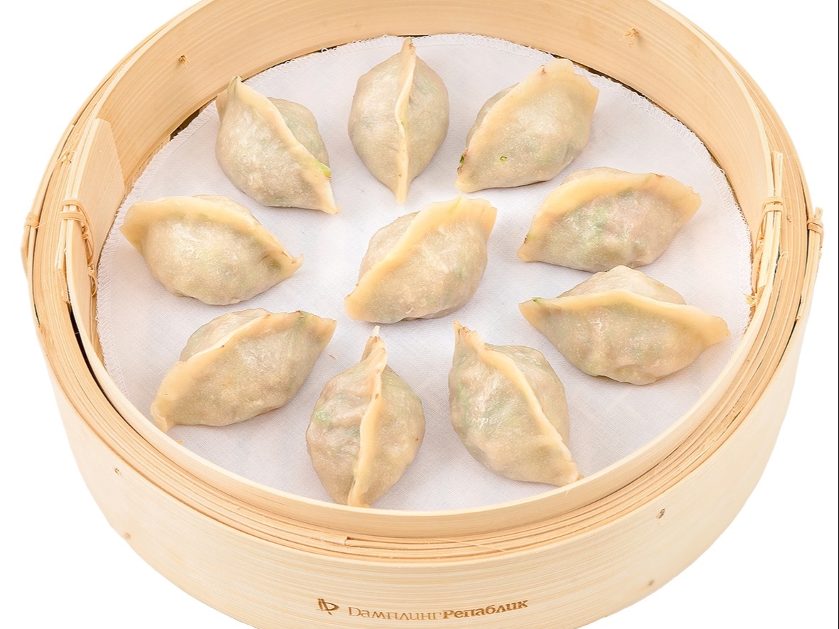 Дамплинги с говядиной и белокочанной капустой