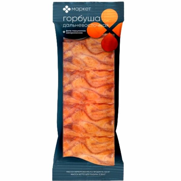 Горбуша дальневосточная филе порционное Маркет, 400 г
