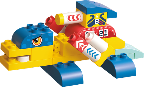 

Конструктор детский Funky Toys Дино-робот с крупными блоками 33 детали
