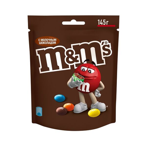 Драже M&M’s с молочным шоколадом 145г