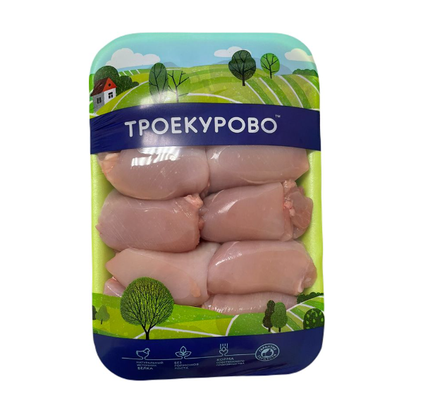 Филе бедра цыпленка Троекурово охлажденное вес