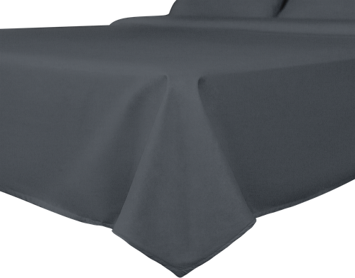 

Простыня Homeclub 220 x 260 см поплин арт. HCP/S2226/Д1 серый