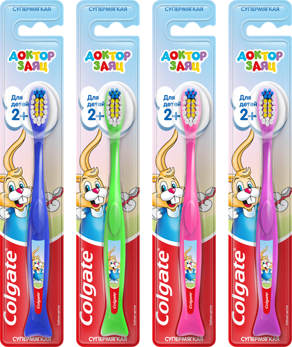

Зубная щетка Colgate Доктор заяц 2+