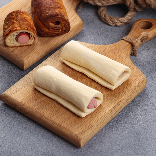 

Слойка дрожжевая Черемушки с сосиской замороженная 1 шт