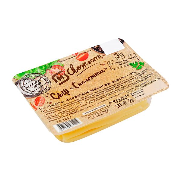 Сыр Магнит Свежесть Спагетти 40% 100 г