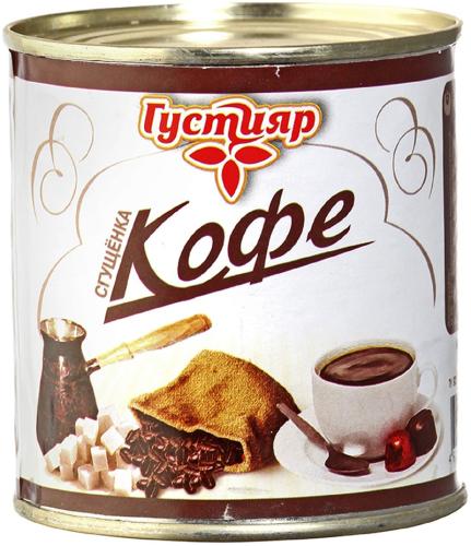 

Молоко сгущенное Густияр с ароматом кофе 8.5% 380 г