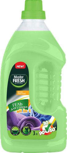 

Гель для стирки MASTER FRESH All-in-one, 3л