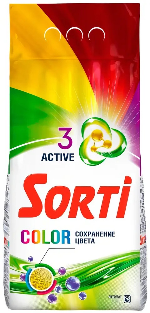 

Стиральный порошок Sorti Color Автомат 9 кг