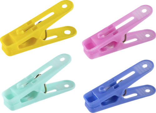 

Прищепки для белья Рыжий Кот пластиковые PEG-P-S/24