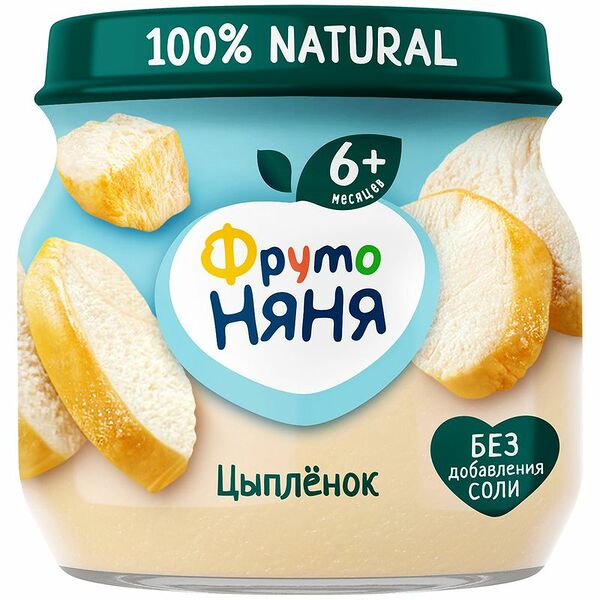 Пюре ФрутоНяня из мяса цыплят 80 г