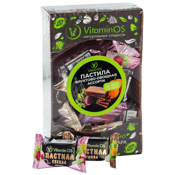 Пастила Vitaminos фруктово-овощная 400 г