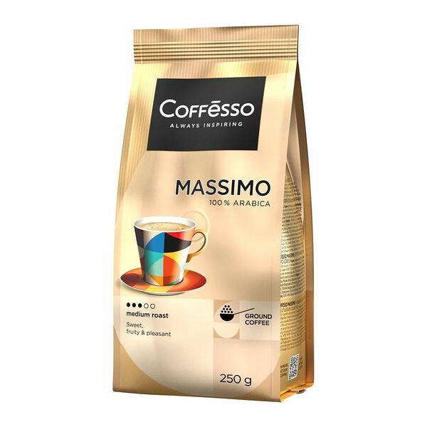 Кофе молотый Coffesso Massimo 250 г