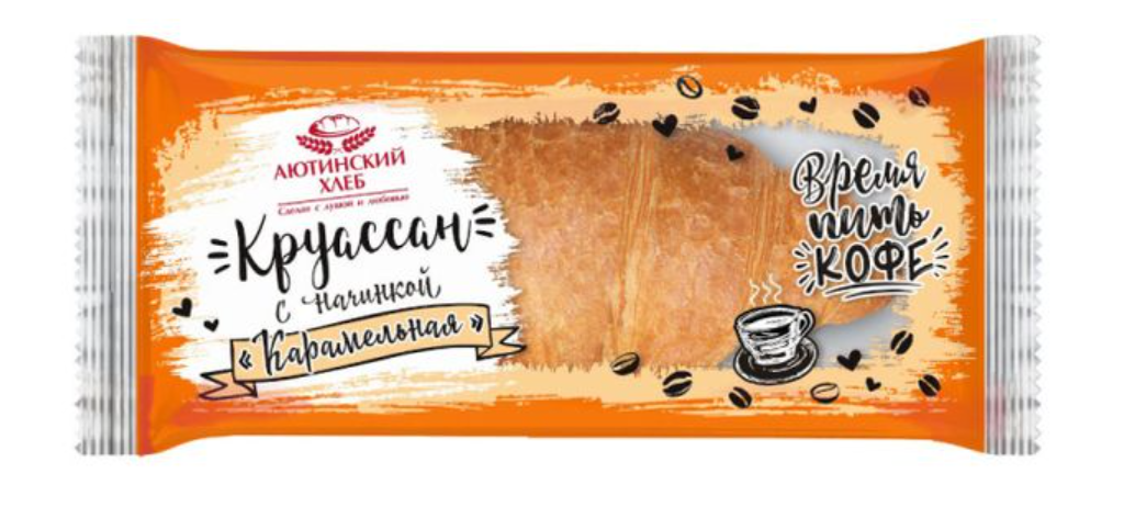

Круассан Аютинский Хлеб с карамельной начинкой, 75 г
