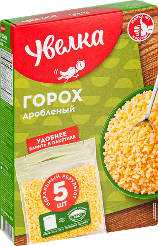 

Горох Увелка дробленый 5 шт. х 80 г