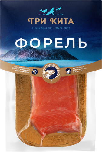 

Форель радужная Три кита слабосоленая филе-кусок 130 г