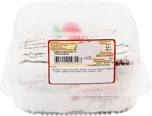 

Набор пирожных Антонов двор №136 Малиновые 220 г