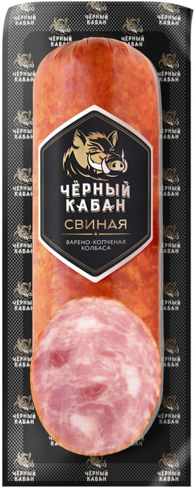 

Колбаса Черный кабан Свиная варено-копченая 290 г