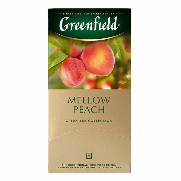 Чай зеленый Greenfield Mellow Peach в пакетиках 45 г