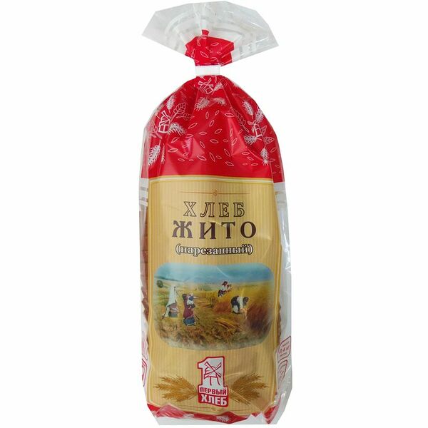 Хлеб ржано-пшеничный Первый хлеб Жито в нарезке 400 г