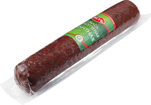 

Колбаса Эколь Пикантная халяль сырокопченая вес