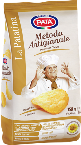 

Чипсы Pata Metodo Artigianale с солью 150 г