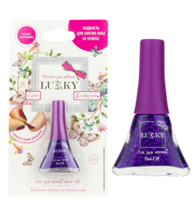 

Лак для ногтей детский Lukky 5.5 мл 1 шт в ассортименте