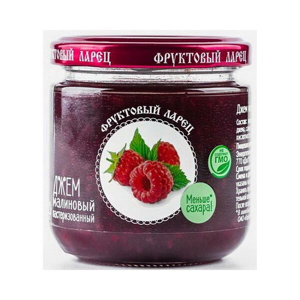 Джем ФРУКТОВЫЙ ЛАРЕЦ малиновый вес 200 г