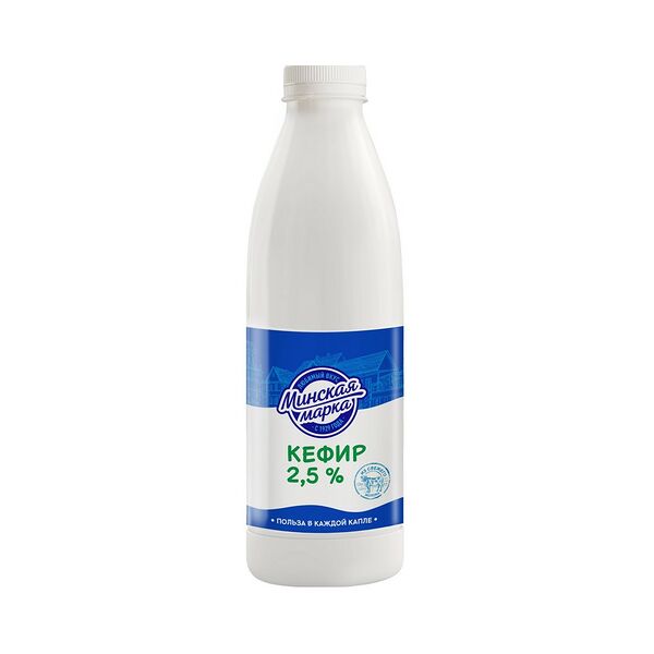 Кефир Минская марка 2,5% 0,9л пэт
