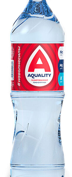 Вода Aquality Лучистая минеральная питьевая столовая газированная, 1.5 л