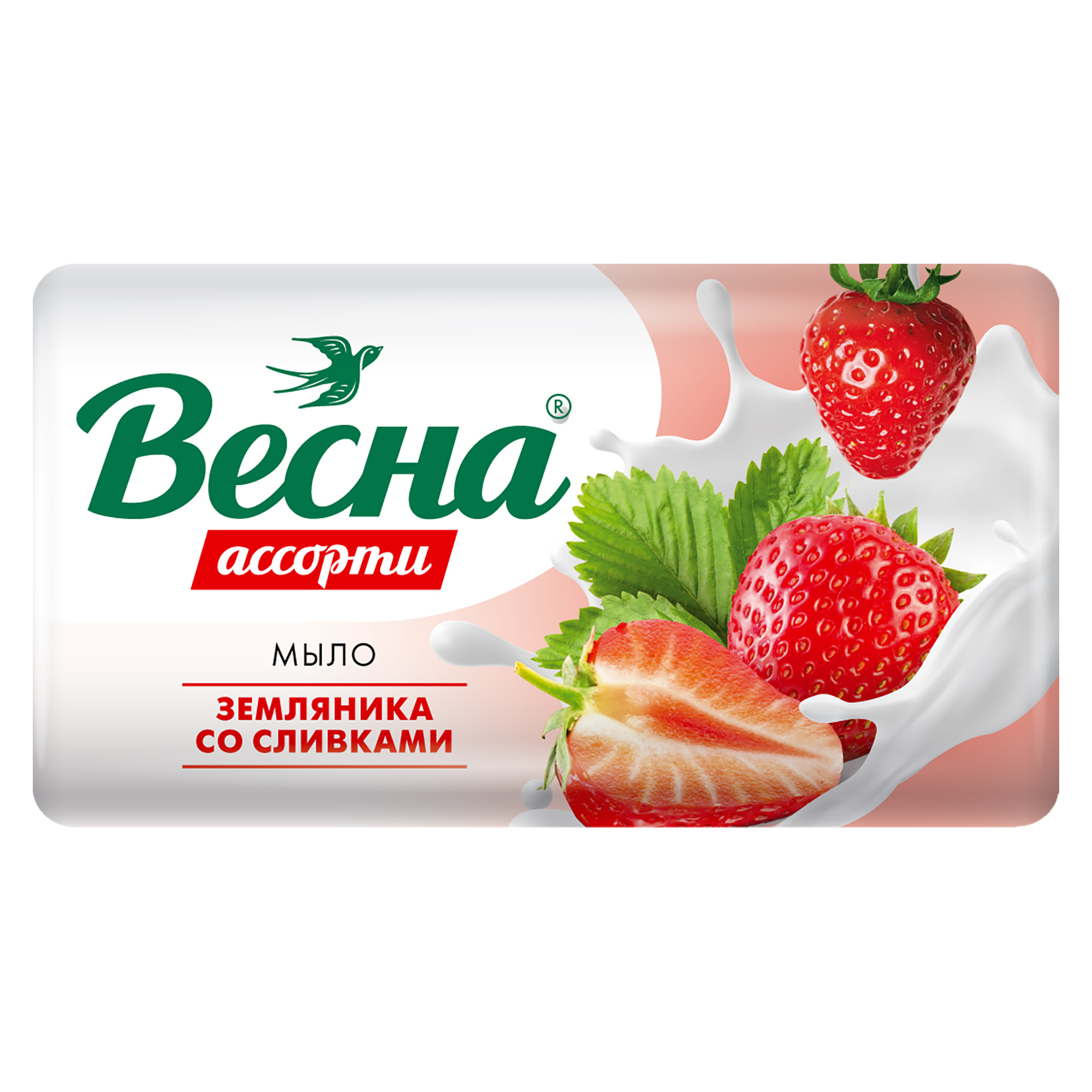 

Крем-мыло Весна земляника со сливками 90 г