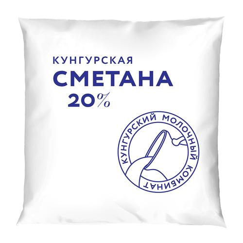 

Сметана Кунгурский молочный комбинат 20% 400 г