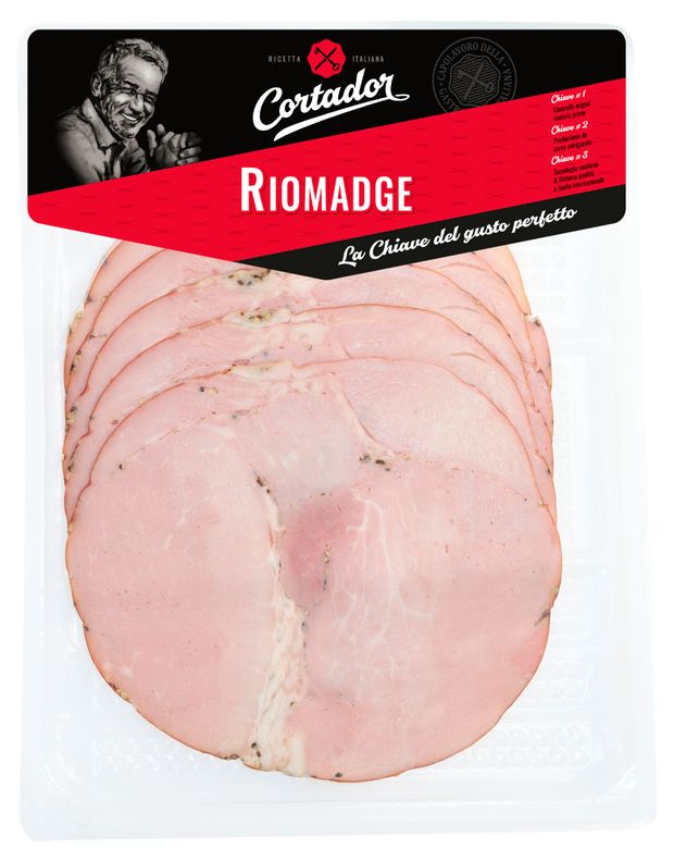 

Продукт мясной Cortador Riomadge из свинины копчёно-варёный 120 г