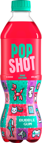 

Напиток безалкогольный Pop Shot Бабл-Гам 500 мл